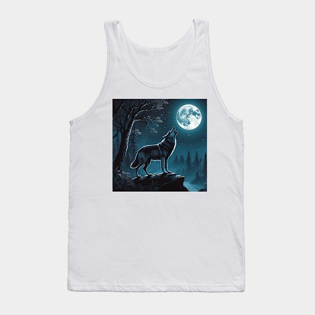 Wolf´s Howl Tank Top by Inspirational Doses